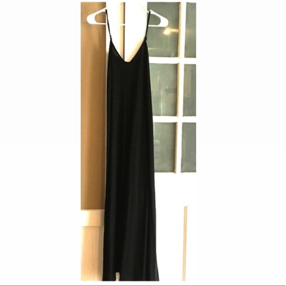 Anthropologie Puella black maxi dress